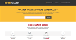 Desktop Screenshot of domeinmagazijn.nl