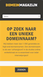 Mobile Screenshot of domeinmagazijn.nl