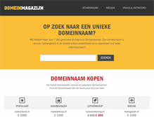 Tablet Screenshot of domeinmagazijn.nl